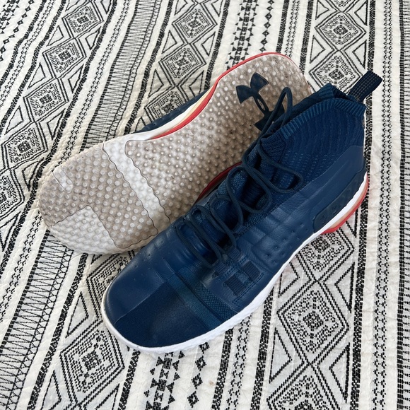 Under Armour Project Rock 1 Blue White Red - Picture 1 of 6